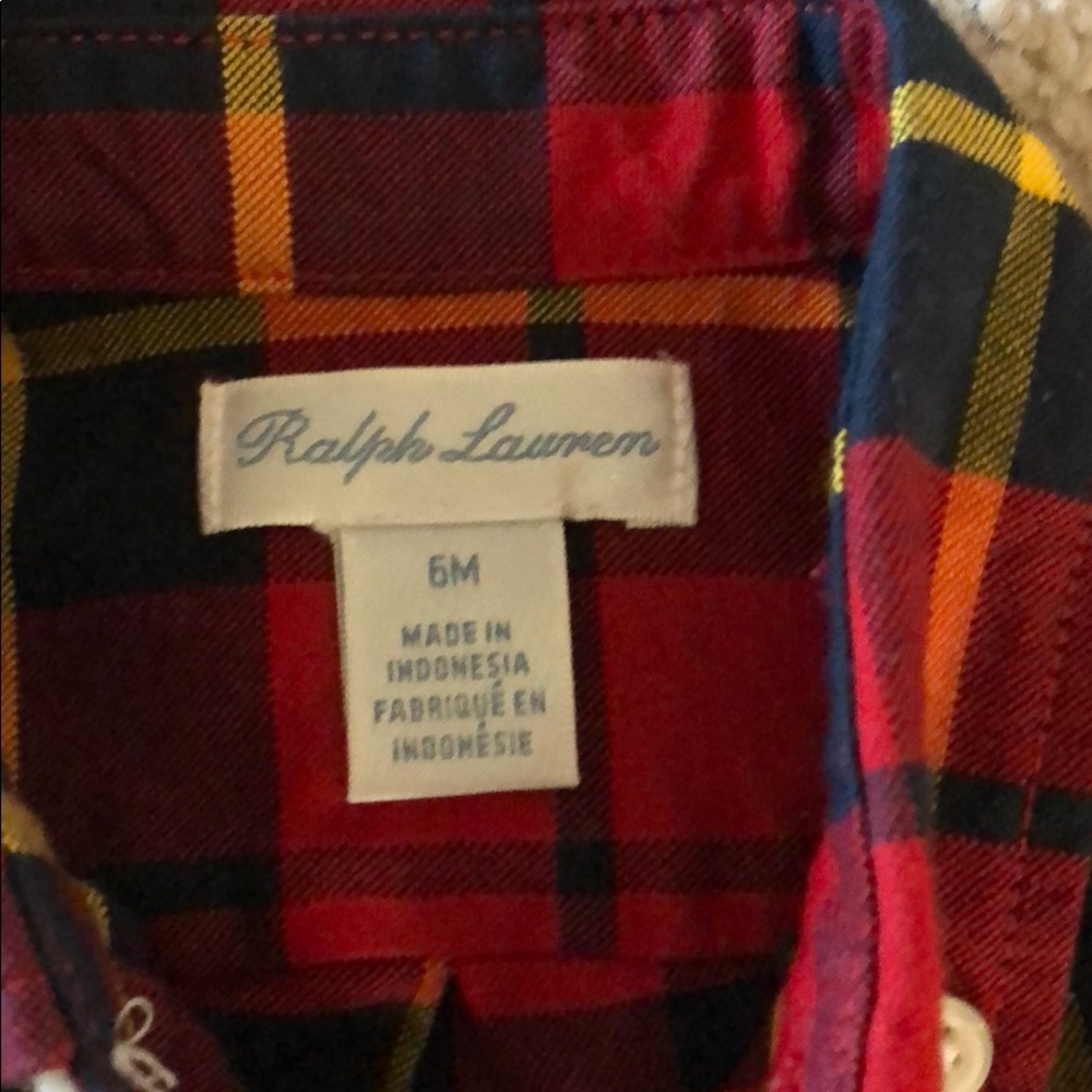 Infant Ralph Lauren Button Down - Picture 3 of 3